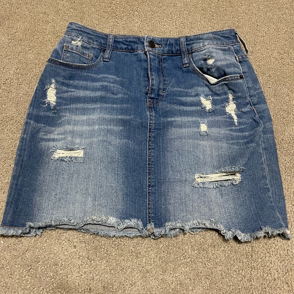 Womens denim skirt